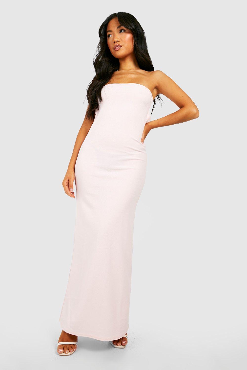 Petite bandeau maxi store dress